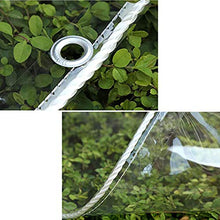 SHIJINHAO Telo Impermeabile Esterno,Trasparente Incatramata 400g / M² Impermeabile in PVC di Plastica Incatramata con Occhielli, Fiore-impianto Foglia Coperta Rainproof, 46 Formati