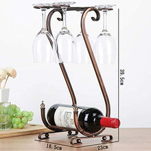 LHQ-HQ Wine Rack Bottiglia di Vino Rack Domestici creativi Wine Rack Capovolto Wine Rack Metal Cup Vino Moda Rack Decoration