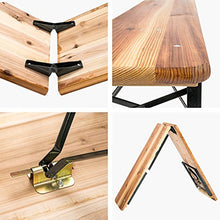 TecTake 800424 Set da Birreria, Tavolo Alto e Panche, Richiudibile Bar Giardino Birra - Different Models (Tipo 3 | No. 402189)