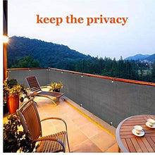 Fence Privacy Screen reticolato nero UV Blocco un'ombreggiatura schermo recinto di copertura con cavo, Scherma maglia per il piazzale esterno Farm Usa 5M * 1M