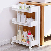 AINIYF Bagno Bagno Doccia Mensola Organizzatore Pavimento Indipendente Punch Multifunzione Cellulare Scarico in plastica da Cucina 3/4 Tier Bianco