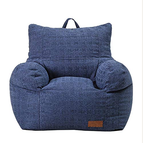 Chengzuoqing-Home Divano per Bambini Sacchetto Sedia con in Gran Comfort Milano Fagiolo per Qualsiasi Stanza in più Colori Interno ed Esterno (Colore : Blu, Dimensione : 65 * 70 * 70cm)