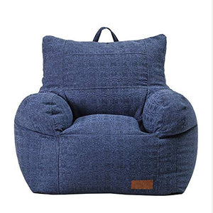 Chengzuoqing-Home Divano per Bambini Sacchetto Sedia con in Gran Comfort Milano Fagiolo per Qualsiasi Stanza in più Colori Interno ed Esterno (Colore : Blu, Dimensione : 65 * 70 * 70cm)