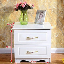 Comodino Comodino bianco semplice vernice Verniciatura europea semplice moderna moderna armadietto camera da letto Assemblaggio multifunzionale Comodino Comodino multiuso tavolini set comodino lato le