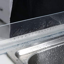 Cabilock Baffle Water Splash Baffle Board Deflettore Water Splash Guard per Cucina Casa (Trasparente)