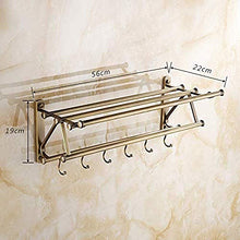 PYROJEWEL Mensole Bagno Bar Bar Rack Appendiabiti Rack/Un Rame Creativo Bagno Mensola/Multi-Funzione Rack Sospensione Hook mensola da Bagno