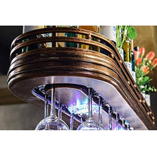 YWYW Porta Bicchiere da Vino portabottiglie Americano retrò da Appendere Porta Calice Creativo invertito (Dimensioni: L100 * W27CM)
