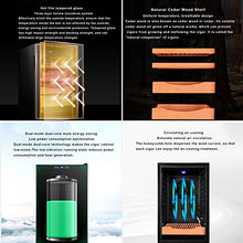4 Strati Cigar Humidor Cabinet Touch Panel Cooler Refrigerazione Dual-Core Può Contenere Fino A 400 Sigari,Illuminazione Interna A Led, Controllo Intelligente,Silenziamento E Risparmio Energetico,A