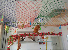 Rete di carico della rete di sicurezza della rete Rete da arrampicata all'aperto blu, rete di protezione per bambini, rete anti-caduta da balcone per scalata Rete da arrampicata in nylon Rete decorati