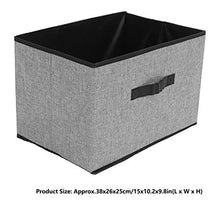 Snufeve6 Scatola portaoggetti, con Manico Rinforzato Organizer portaoggetti Portatile Leggero, per Libri di Vestiti, Giocattoli