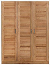 moebelstore24 Armadio a 3 ante in legno di faggio massiccio oliato