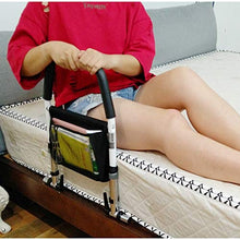 HKD Sponda Letto anticaduta Fissaggio Sicuro per Anziani, disabili, Adulti e Bambini con Tasca