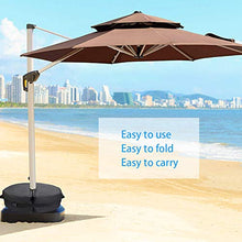 ValueHall Base per Ombrellone Sabbia 18’’ con Grande Apertura per Tenda da Campeggio All'Aperto Ombrellone da Spiaggia Sacco di Sabbia Peso per Tenda Sacchetto V7059A