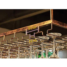 YWYW Portabottiglie portabottiglie Europeo in Ferro battuto portabicchieri da Champagne Adatto per Bar ristoranti cucine (Nero) (Dimensioni: 90 * 35 cm)