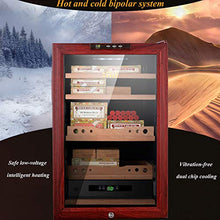 FJNS Sigari Humidor - 350 capacità di sigari - Scaffali e Serratura in Cedro Spagnolo - Funzione di Riscaldamento e Raffreddamento Digitale al Tocco - Umidificazione/Deumidificazione,Bbarebox