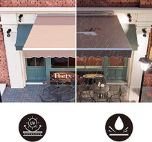 MVPower Tenda da Sole Avvolgibile, Tenda da Sole a Bracci Estensibili, Tenda da Sole a Caduta con Bracci, Resistente ai Raggi UV e Impermeabile, per Cortile, Ristorante, 250 x 200cm, Beige