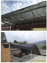 Telo Ombreggiante, Panno for Parasole Perfetto con Gommini di Protezione - Copertura in Maglia Nera UV 70% for Serra, fienile, Cuccia, pergola o Piscina (Size : 3m x 6m)