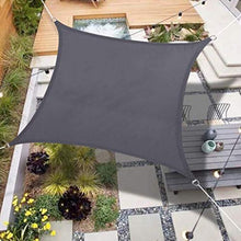 TRITTHOCKER 300D Oxford Impermeabile Piazza Rettangolare Vela Ombra, Ombra Giardino, Tenda da Sole, Il Campeggio e Trekking Campo della Vela,4x6m
