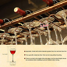 Wine Rack Gqq @ Portabottiglie da Soffitto Portabicchieri Sospeso Supporto per Vetro A Parete Scaffale di Vetro del Vino Rosso Capovolto Bar Supporto per Calice Porta Calici per Cucina da Bar