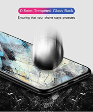 Suhctup Compatibile con Xiaomi Mi A3 / CC9e Custodia Protettiva in Vetro Temperato 9H + Cornice Paraurti in TPU Silicone Morbido Assorbimento Degli Urti a 360 Gradi Protezione -Marmo 1