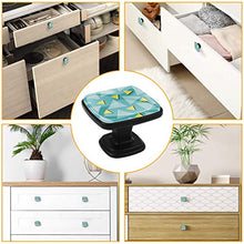 Configurazione astratta di triangoli Pomelli per Porta Set di 4 Pomelli per Mobili Manopole per Cassetti Cucina Armadio Vetro