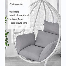 ZJZJ Comfort Antiscivolo Cojin,Swing Seat Cushion Durevole,Interno Ed Esterno Terrazza Cortile Prato Grigio 68cm