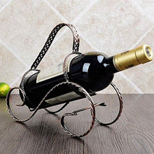 Leifeng Tower Classico Wine Rack Ferro Battuto Materiale, Rattan, Bottigliera, Insieme del Vino Wine Rack (Color : Bronze)