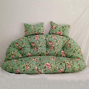 Grande doppio Papasan cuscino per sedia con cuscino ispessire appeso uovo amaca sedia cuscino senza supporto patio swing cestino cuscino sedile D