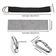 Cinghie Per Amaca All'aperto Lungo 150cm Impermeabile Kit Altalena Albero Appeso con 2 Tappetini di Protezione Dell'albero e 2 D-Ring Contiene Fino a 500kg per Amache e Altalene da Campeggio