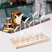 Portabottiglie da esposizione, elegante portabottiglie, robusto e durevole per bar per famiglie(white)