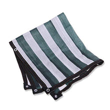 Ombra Vele Ombreggiatura Esterna Protezione Solare Patio Anti-UV Tetto Protezione Solare Balcone Fiori Piante Strisce Verde Scuro (Colore: A, Dimensioni: 2 & Volte; 4m)