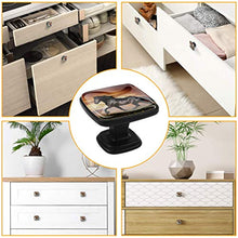 Prato del cavallo nero 4 PCS Pomelli per Porta, Pomolo per Mobile, Pomelli per Mobili con Viti, Maniglia per Armadietto, Pomelli per Porta, Pomelli per Cassetti per Porta, Armadio, Cassetto e Credenza