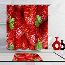 LIYAN Combinazione Bagno. Immagini Chiare E Colori Vivaci Rendono Il Tuo Bagno Pieno di Vita. Accessori da Bagno. Fragole Fresche