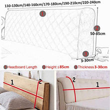 Addensata In Tessuto Fodera Per Testiera Del Letto Fodera Decorativa Per Della Testata Del Letto In Pelle Di Legno, Adatta Per La Maggior Parte Degli Stili Di Testiera,B-HeadboardLength:110-130cm