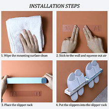 Lmbqye Porta Pantofole Da Bagno, Porta Asciugamani 2 Pezzi, Porta Rotolo Carta Igienica Da Bagno, Porta Asciugamani Da Parete Per Bagno Cucina (Dimensioni: 25 * 3 * 5 cm)