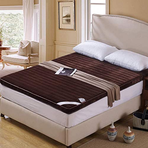 LJYY Tappetino dormitorio, Tappetino Futon Materasso Topper Bed-B 100x200cm (39x79 Pollici)