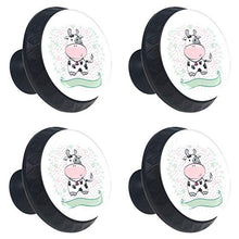 Vitello del fumetto 4 PCS Pomelli per Porta, Pomolo per Mobile, Pomelli per Mobili con Viti, Maniglia per Armadietto, Pomelli per Porta, Pomelli per Cassetti per Porta, Armadio, Cassetto e Credenza
