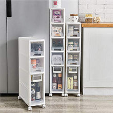 KX-YF Cassettiera Armadietto Bagno cassetto Piedi Governo unità Bagagli, Rettangolare immagazzinaggio del cassetto Torre Bianca camere da Letto a casa Ufficio (Color : White, Size : 16X36X66.5cm)