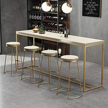 LPing 17,7/25,6/29,53 Pollici sgabelli da Bar per Bar,Sedia da Bar per Ristorante dell'hotel Sgabello da Bar Rotondo Senza Schienale,Strumenti Gambe Alte in Metallo Dorato,Oro