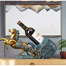 Portabottiglie QWEA, portabottiglie creativo a forma di cavallo, portabottiglie, decorazioni per la casa o ristorante, per casa / ufficio / bar