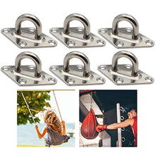 Xinlie Kit di Fissaggio Kit Hardware per Vela in Acciaio Inox Sun Shade Vela Hardware Kit di Montaggio per Tenda per Vela Kit di Fissaggio e Installazione per Tenda a Vela,Kit per Fissaggio (6 PCS)