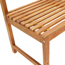 FAMIROSA Panca da Giardino ad Angolo 140 cm Legno Massello Acacia