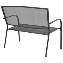 Panche da giardino in acciaio per esterni, 108 cm