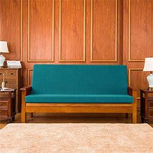 WYZQ Coprimaterasso Futon Elasticizzato Coprimaterasso Futon Futon Coprimaterasso Pieghevole Senza braccioli Copridivano Letto Fodera per mobili (Teal)