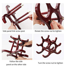 jiji Portabottiglie per Vino Scaffale per Vino in Legno Scaffale per Vino da appoggio e da appoggio per Cucina, Sala da Pranzo, Armadio per dispensa, espositore per Bar Scaffale per Vino (Color : B)