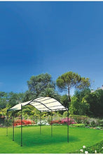 Galileo Casa Galileo 2415096 Copriauto Gazebo, Tunnel Ferro, 3x4 mt, Écru, Ecru, 400x300x0.1 cm