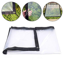 Telo impermeabile, esterni trasparente 2x3m, telo di plastica per esterni per tende da sole, panno impermeabile con isolamento in PE trasparente, durevole, resistente alla polvere, invecchiamento