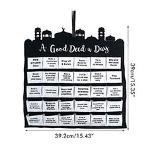 Calendario Hanging Bag, Ramadan Calendar Eid Mubarak Hanging Countdown Calendar Calendario dell'Avvento 2021 Regali Eid Decorazione Ramadan