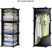 LYYJIAJU Combinazione Armadio in casa Economia di Spazio Armadio modulare, Semplice e Comodo assemblaggio, di Grande capacità, Risparmio di Spazio, e può Essere spostato a piacimento (Color : A)