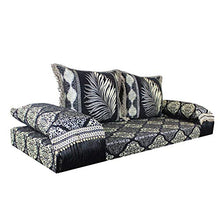 Casa Moro | Divano orientale Ankara divano letto marocchino | Imbottitura con cuscini di schienale e cuscini di schienale | Originale da Marrakech | Divano arabo suite Sark Kösesi | MO1504